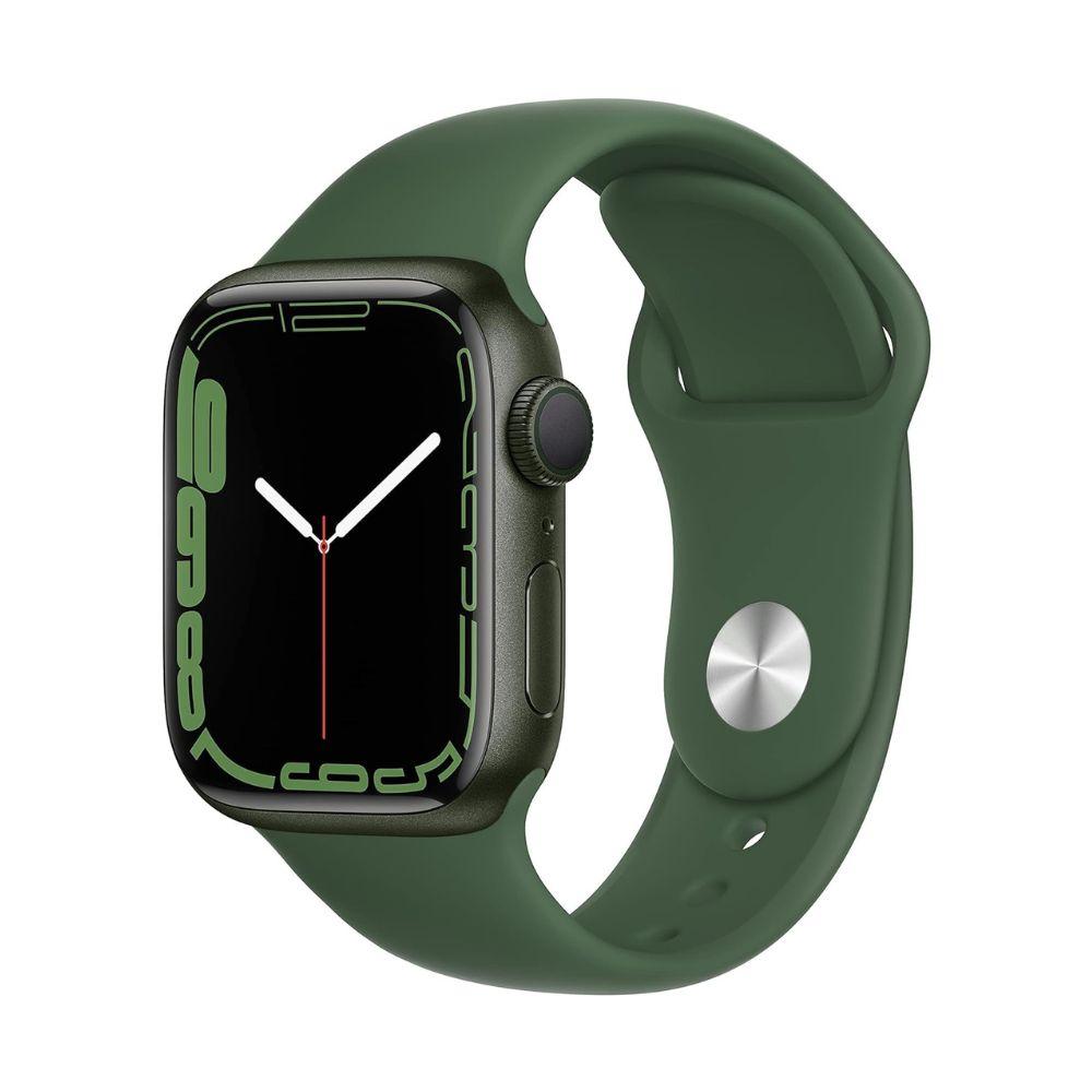 Apple Watch Series 7 41mm Green Alu case Clover Sport Band, haszn&aacute;lt
